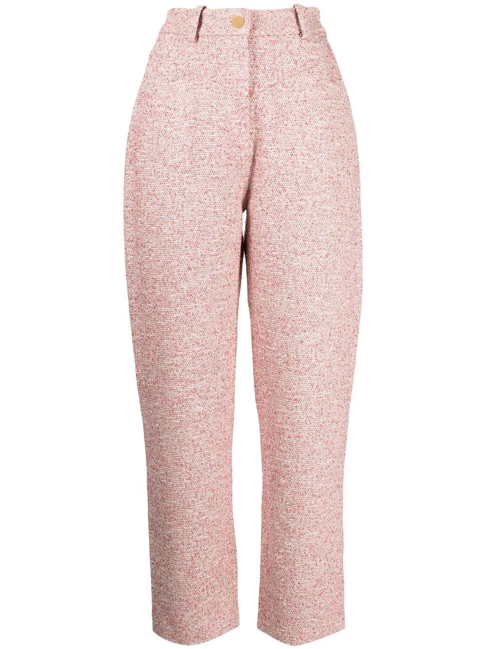 Paule Ka Hose mit hohem Bund - Rosa von Paule Ka