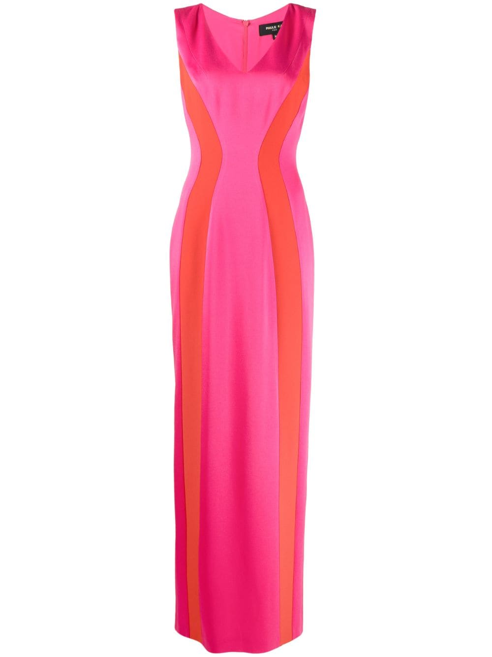 Paule Ka Maxikleid in Colour-Block-Optik - Rosa von Paule Ka