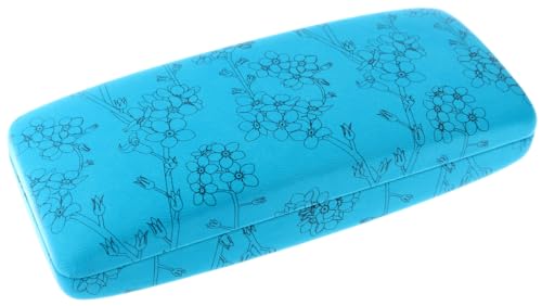 Paule & Knopf Brillenetui VERGISSMEINNICHT mit Metallscharnier in der Farbe Blau von Paule & Knopf