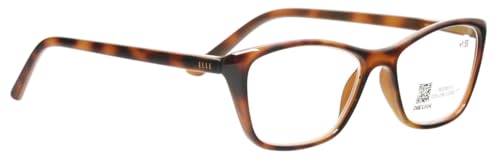 Paule & Knopf Tolle ELLE Lesebrille EL15941 mit hochwertigem Federscharnier in verschiedenen Stärken Havanna - TT + 1,50 dpt von Paule & Knopf