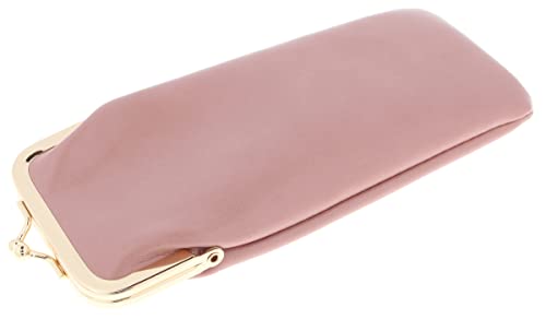 Paule & Knopf Weiches Kunstleder- Stecketui CRACE mit goldenem Schnappverschluss in Rosa von Paule & Knopf