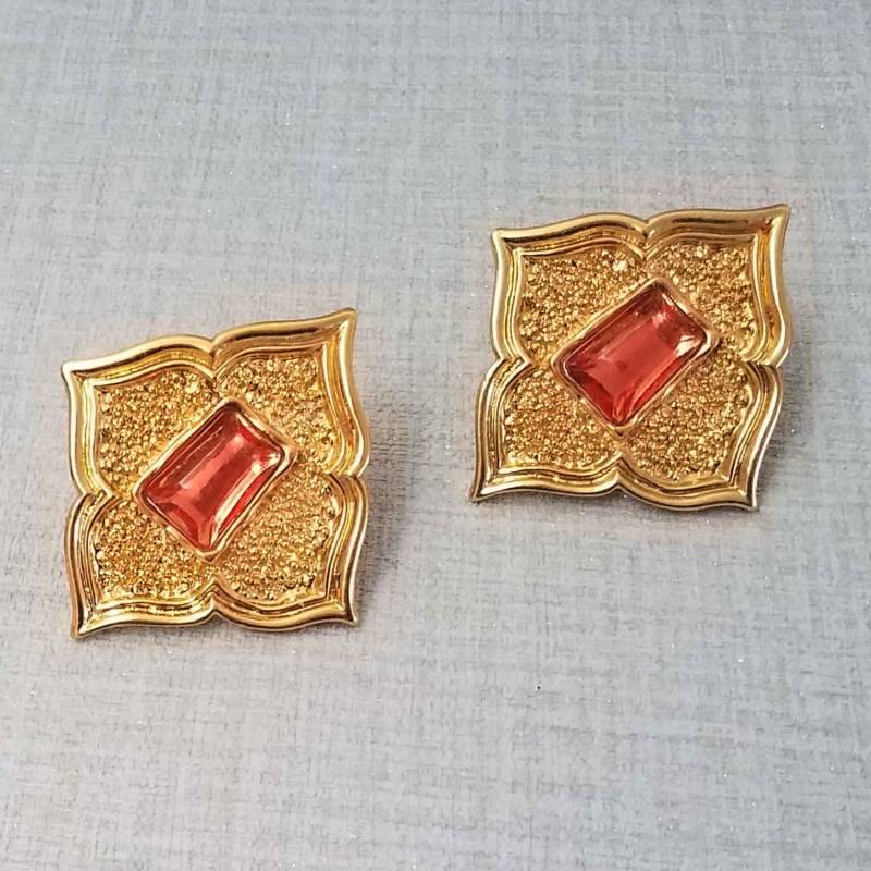 Jean Louis Scherrer Paulette Vintage-Schmuckohrringe von PauletteVintage