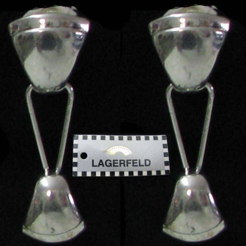 Ohrhänger, Ohrclips, K.lagarfeld Paulettevintage Schmuck von PauletteVintage