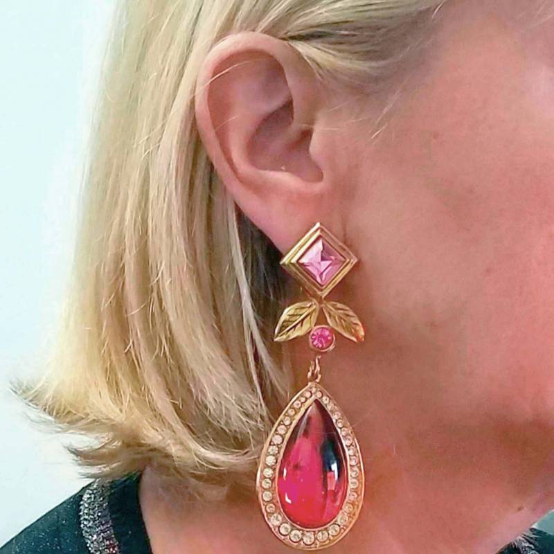 Ohrhänger Jean Louis Sherrer, Paulettevintage-Schmuck von PauletteVintage