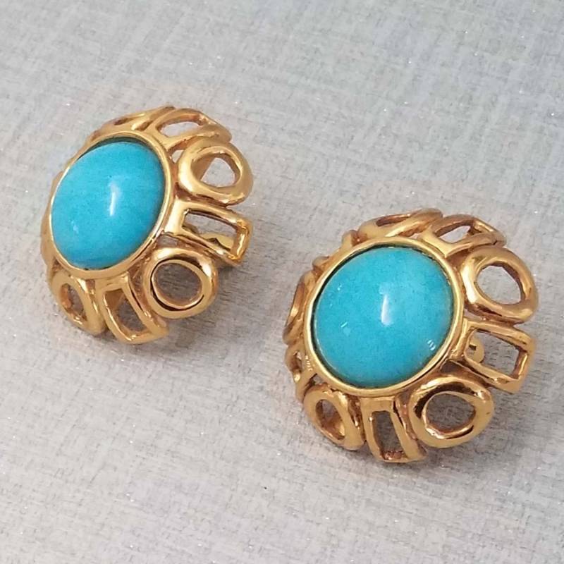 Valentino, Wichtige Ohrclips, Paulettevintage-Schmuck von PauletteVintage