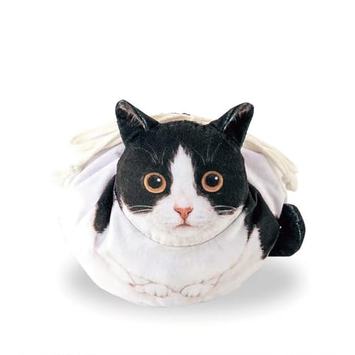 Katze Drawstring Makeup Tasche, Katze Themed Geschenk für Frauen (A) von Paulilia