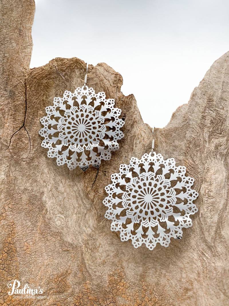 Basis-Energie-Ohrgehänge Edelstahl Mandala 1 | Bunt Basis-Energie-Ohrgehänge Edelstahl Mandala 1 | Bunt von PaulinasSchmuck