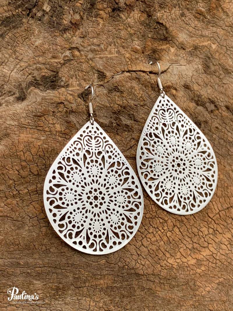 Basis-Energie-Ohrgehänge Eisen Tropfen Floral Basis-Energie-Ohrgehänge Eisen Tropfen Floral von PaulinasSchmuck