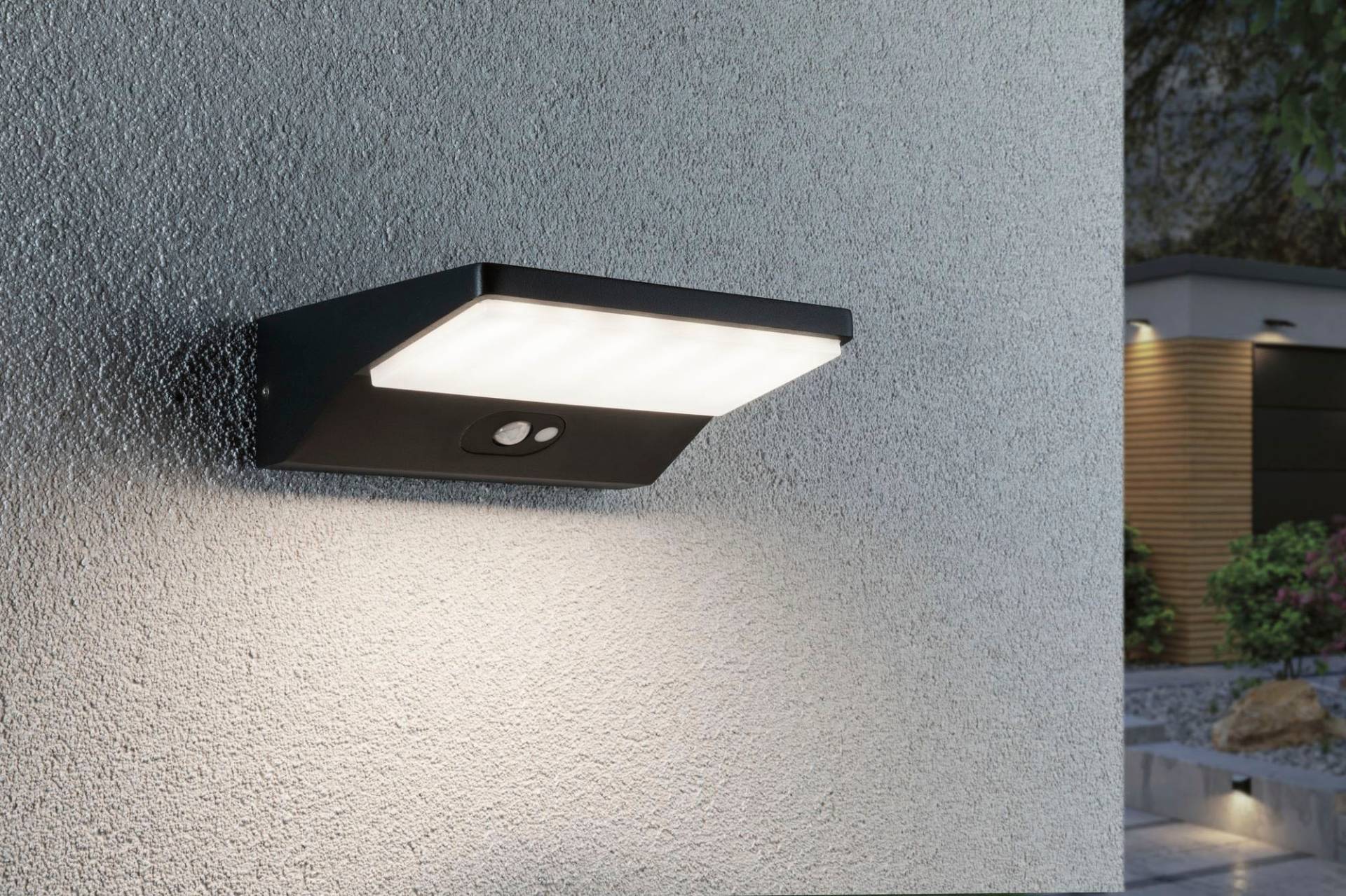 Paulmann Außen-Wandleuchte "IP44" LED-Modul 1 Stk. Warmweiß LED-Modul, 3.000K 3,4W Aluminium von Paulmann
