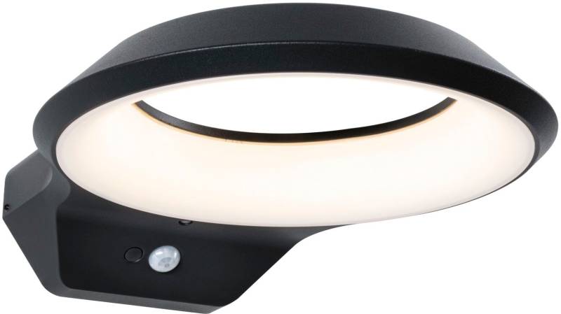 Paulmann LED Außen-Wandleuchte "Anela 230V anthrazit IP44" Warmweiß von Paulmann