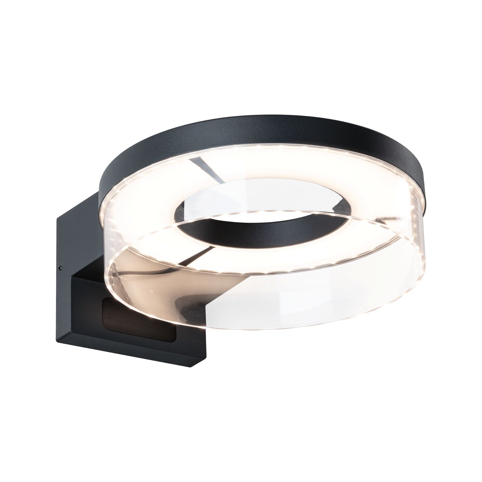 Paulmann LED Außen-Wandleuchte "Capea IP44 231mm 3000K 700lm 230V Aluminium" 1 Stk. Warmweiß Bewegungsmelder von Paulmann