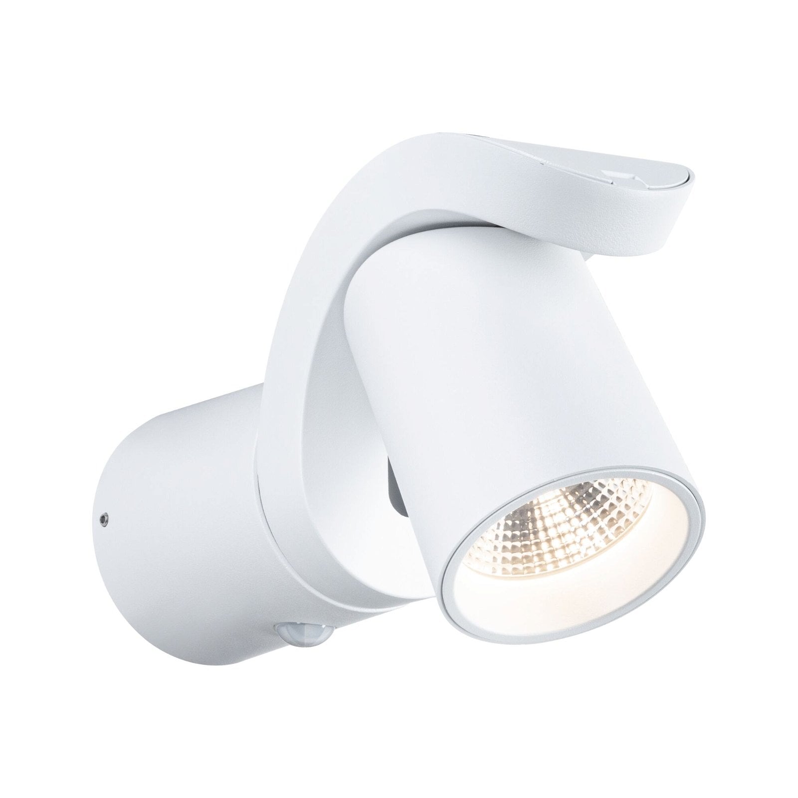 Paulmann LED Außen-Wandleuchte "Cuff IP44 76x217mm 3000K 10W 700lm 230V 70 Aluminium" 1 Stk. Warmweiß Bewegungsmelder von Paulmann