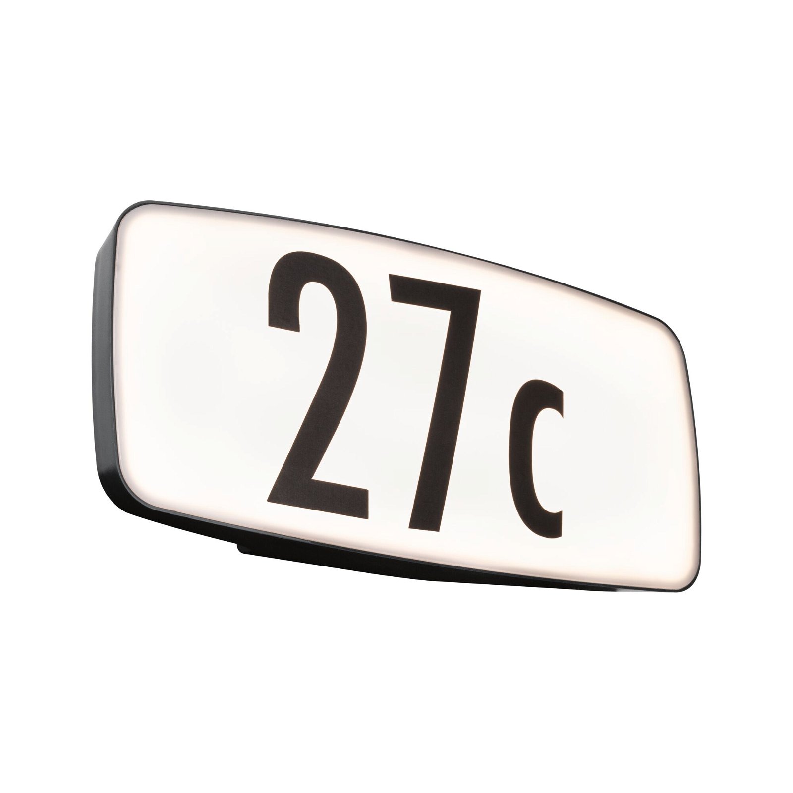 Paulmann LED Außen-Wandleuchte "Sheera IP44 276x73mm 3000K 6,5W 460lm 230V Anthrazit Kunststoff" 1 Stk. Warmweiß Hausnummernleuchte Bewegungsmelder mit Hochfrequenz-Sensor von Paulmann