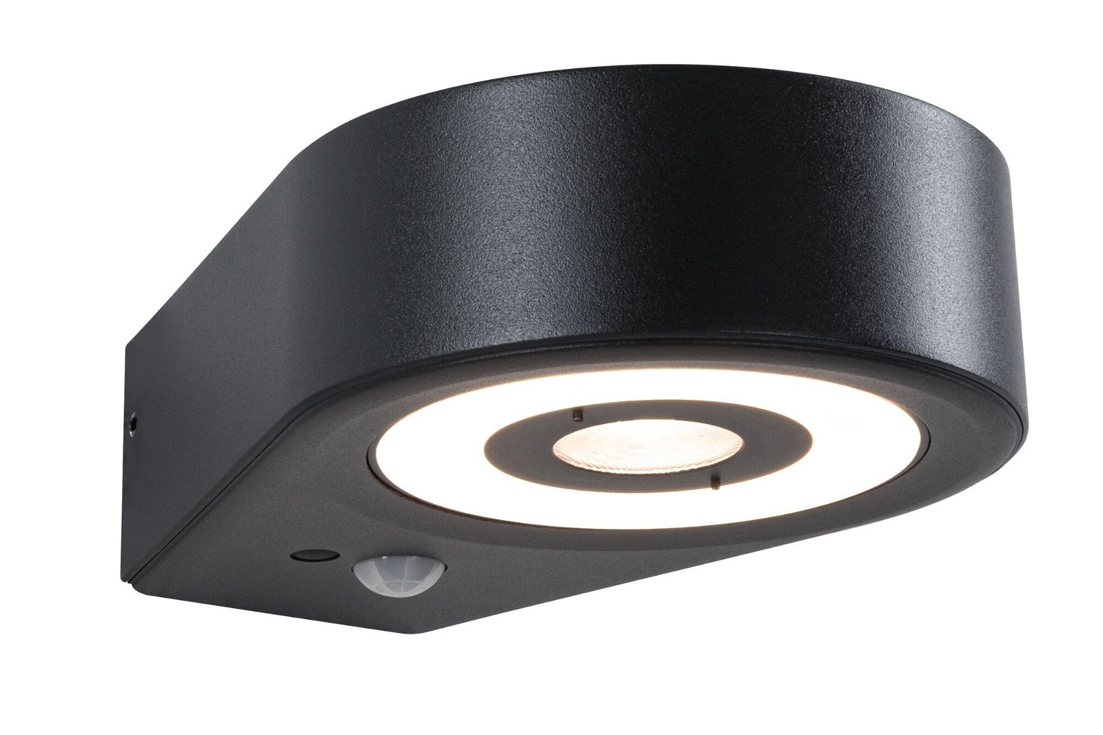 Paulmann LED Außen-Wandleuchte "Silma IP44 65x186mm 3000K 5,5 / 1x0,7W 600lm 230V Aluminium" 1 Stk. Warmweiß Bewegungsmelder von Paulmann