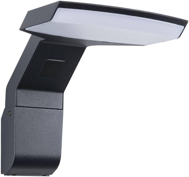 Paulmann LED Außen-Wandleuchte "Zenera 230V 3000K anthrazit" Warmweiß seewasserresistent von Paulmann