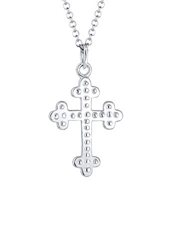 Paulo Fanello Herren-Kette mit Anhänger Kreuz 925 Silber 55 cm - 0103340217_55 von Paulo Fanello