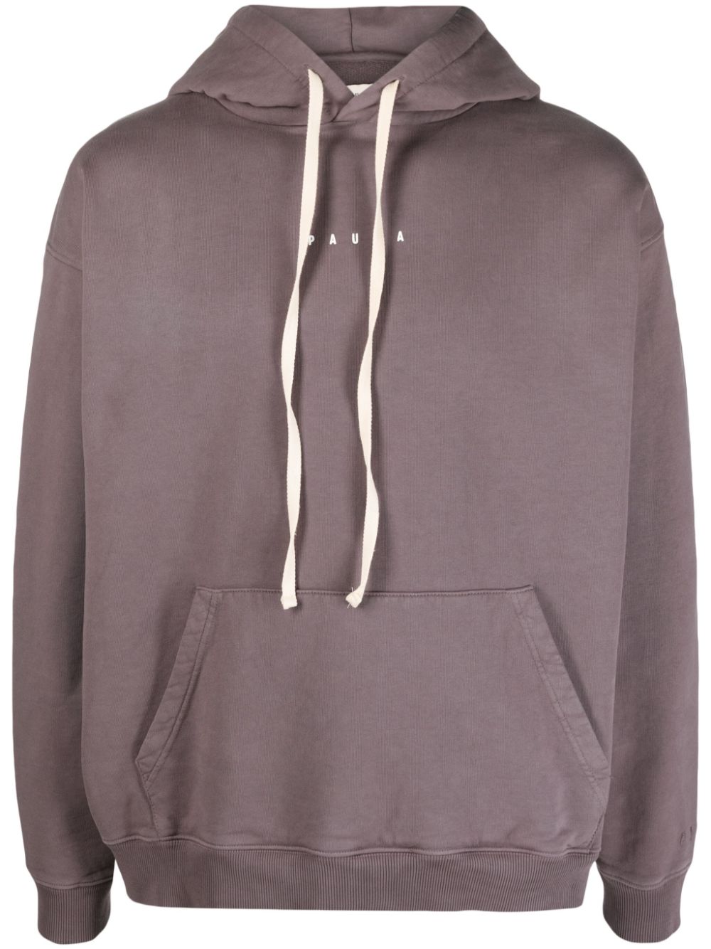 Paura Hoodie mit Logo-Stickerei - Violett von Paura