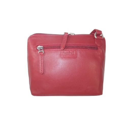 Pavini kleine Leder-Crossovertasche rot von Pavini