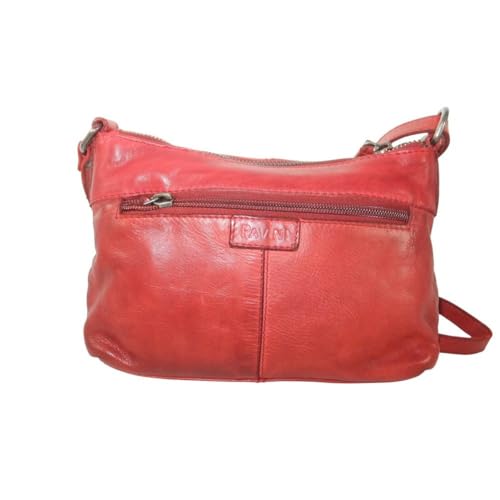 Pavini kleine Leder-Crossovertasche rot von Pavini