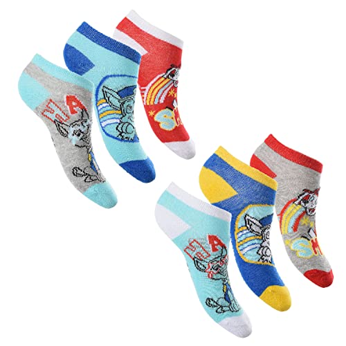 Paw Patrol Jungen Sneaker Socken Strümpfe (Farbmix 4, 23-26) von Paw Patrol - Helfer auf vier Pfoten