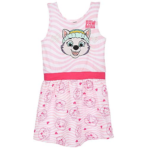 Paw Patrol Mädchen Kleid (Weiss-Rosa, 98) von Paw Patrol - Helfer auf vier Pfoten