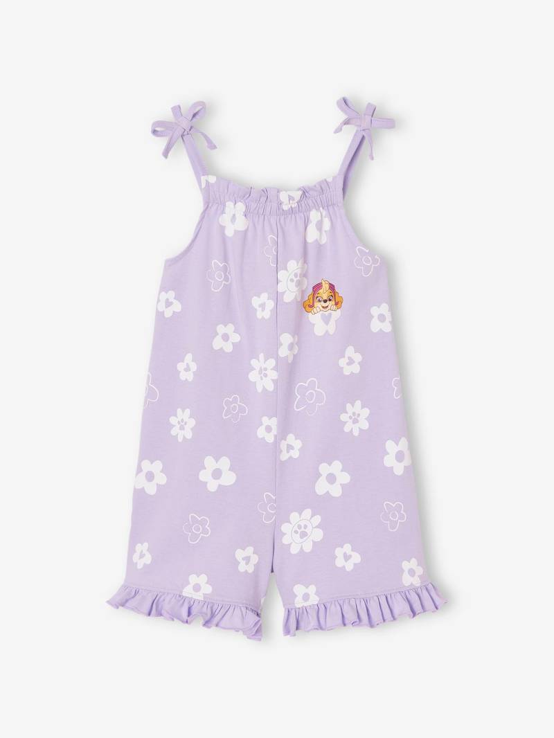 Kurzer Mädchen Jumpsuit PAW PATROL mit Blumen lila von Paw Patrol