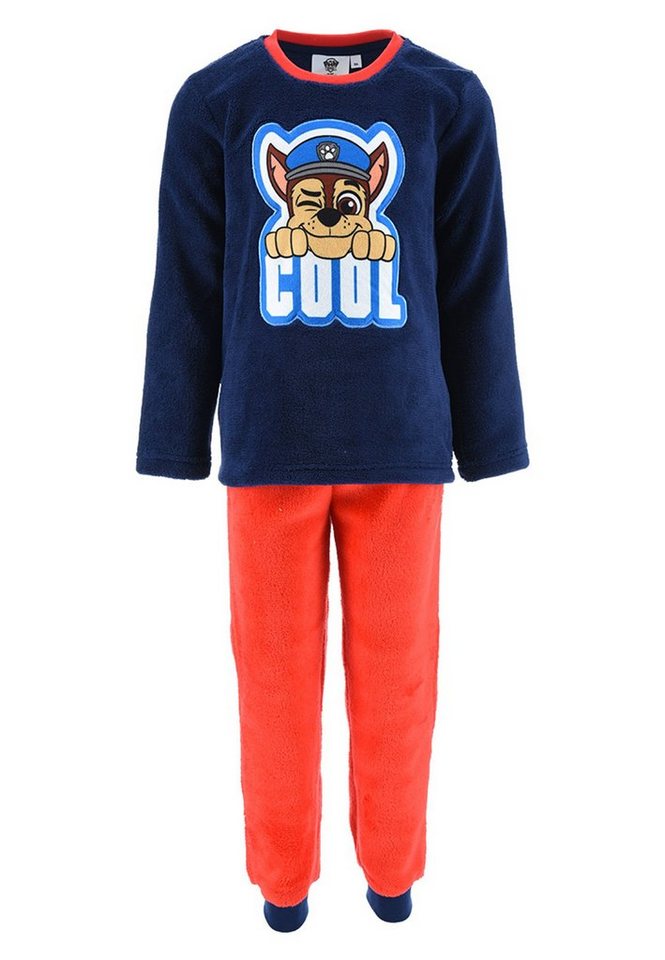 PAW PATROL Schlafanzug Kinder Jungen Pyjama Langarmshirt Langarm Shirt + Schlafhose (2 tlg) Chase Marshall Rubbles von PAW PATROL