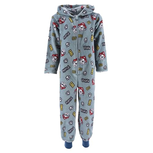 PAW PATROL Paw Patrol Jungen Schlafanzug Jumpsuit Overall Pyjama Schlafanzug (104, Blau) von PAW PATROL