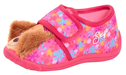 PAW PATROL Mädchen 3D Hausschuhe Skye Easy Fasten Indoor House Pink Schuhe Kleinkinder von PAW PATROL