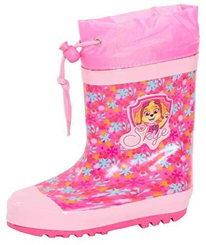 Paw Patrol Gummistiefel für Mädchen, warm gefüttert, Skye-Gummistiefel für Kinder, Schneeschuhe, multi, 22 EU von PAW PATROL