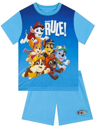 PAW PATROL Schlafanzug, Marshall Chase Schlafanzüge Jungen, Schlafanzug Kurz, Sommer Schlafanzüge Für Jungen, Blau 110 PAW PATROL Schlafanzug, Marshall Chase Schlafanzüge Jungen, Schlafanzug Kurz, Sommer Schlafanzüge Für Jungen, Blau 110 von PAW PATROL
