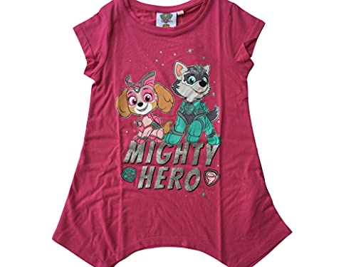 Pups Mighty Hero Mädchen Tunika T-Shirt pink (6 Jahre, Numeric_116) von PAW PATROL