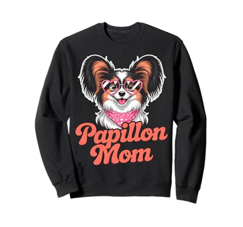 Papillon Mama Sweatshirt von Pawfect Papillon Designs