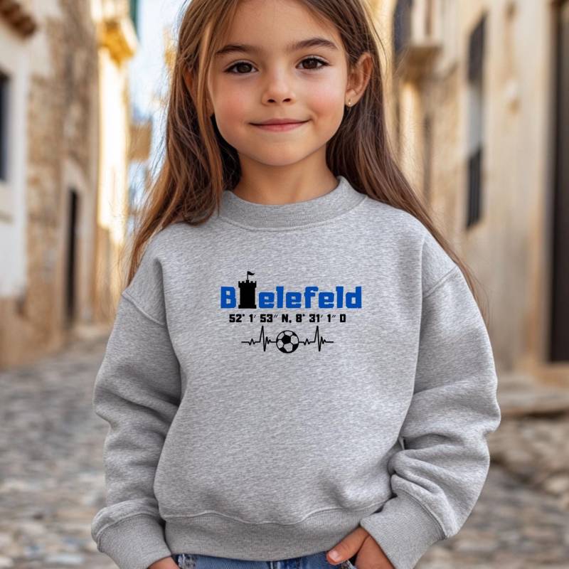 Bielefeld Fußball Kinder Sweatshirt Fanartikel| Koordinaten Alm|Arminia Fan Kids|Kinder Pulli Geschenk Fußball|Fußball-Fan Arminia von PawfectFindsDE