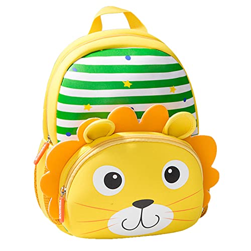 Pawleso Kindergartenrucksack, Kinderrucksack für Krippenkinder, 1-3 jahre Kleinkind Jungen Kita Rucksack, Cartoon Löwen Kindertasche von Pawleso