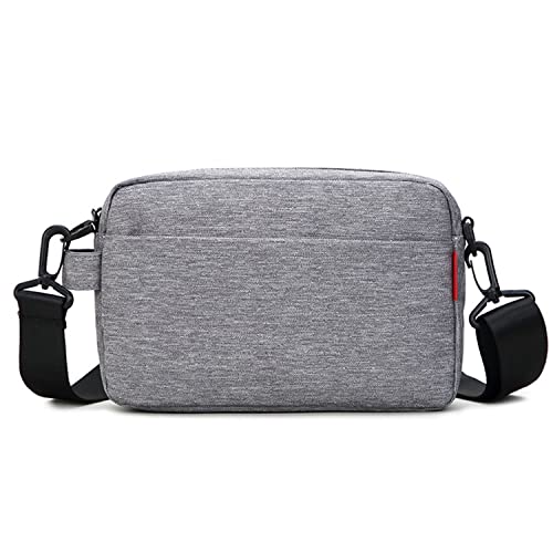 Pawleso Lässig Brusttaschen, Herren Umhängetasche, Mittelgroße Schultertasche, Männer Messenger Bag, Nylon Wasserdichte Haltbare Kleine Quadratische Tasche von Pawleso