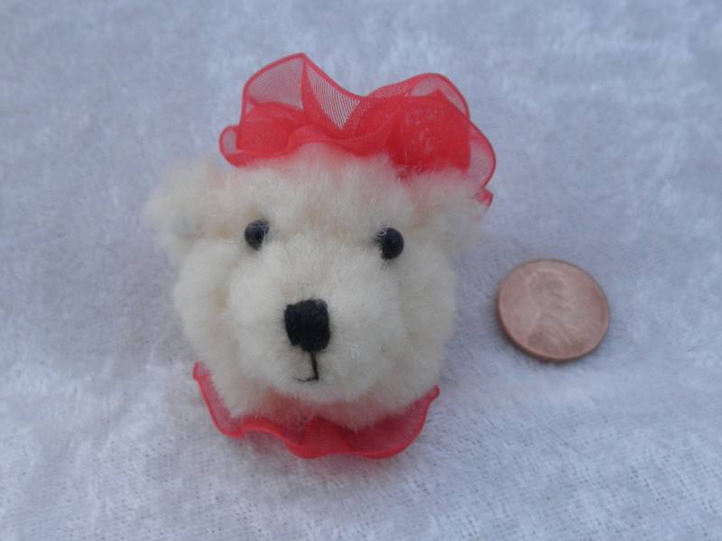 Teddybär Anstecknadel, Tragbarer Miniatur-Teddybär, Bär Geschenk, Redhat Teddybär Anstecknadel, Tragbarer Miniatur-Teddybär, Bär Geschenk, Redhat von PawprintsbyKristina