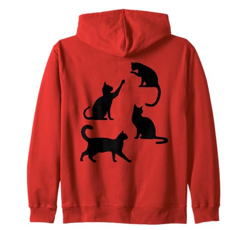 Aufdruck auf der Rückseite von Paws Purr Cat Mom Cat Dad Kitten Meow Cat Boy Kapuzenjacke von Paws Bro Paws Dude Gen Zer Alpha Teen High School