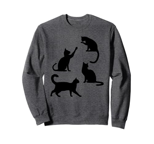 Paws Purr Cat Mama Katze Papa Kätzchen Meow Katze Junge Katze Mädchen Sweatshirt von Paws Bro Paws Dude Gen Zer Alpha Teen High School