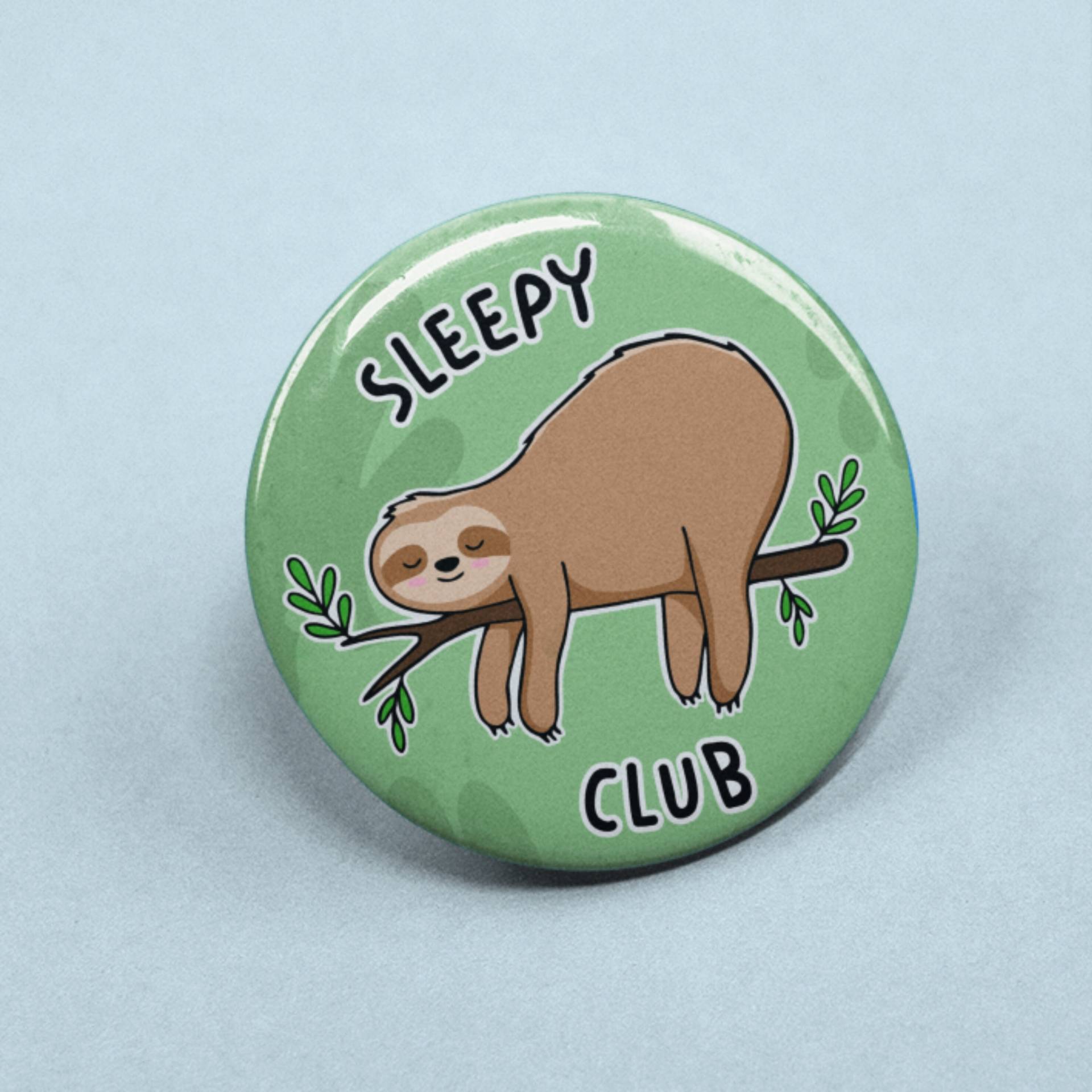 Sleepy Club Faultier Pin Badge | Liebhaber - Abzeichen Tierliebhaber Süße Pins Person Sleepy Club Faultier Pin Badge | Liebhaber - Abzeichen Tierliebhaber Süße Pins Person von PawsitivePins