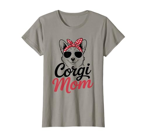 Pembroke Welsh Corgi Hund Corgi Mama T-Shirt Pembroke Welsh Corgi Hund Corgi Mama T-Shirt von Pawsy Threads