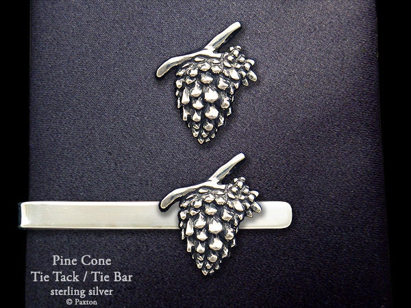 Pine Cone Krawattennadel Oder Pinecone Krawattenklammer Sterling Silber Pine Cone Krawattennadel Oder Pinecone Krawattenklammer Sterling Silber von PaxtonJewelry
