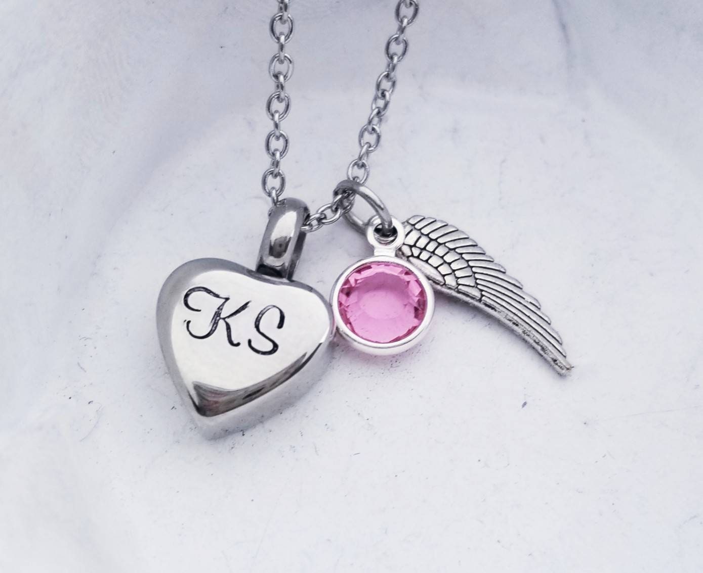 Herz Urne Halskette von PaytonLeighTreasures