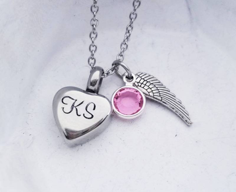 Herz Urne Halskette von PaytonLeighTreasures