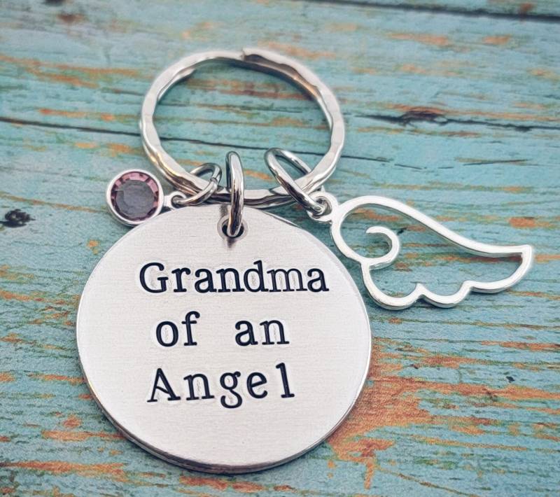 Oma Eines Engels Schlüsselanhänger von PaytonLeighTreasures
