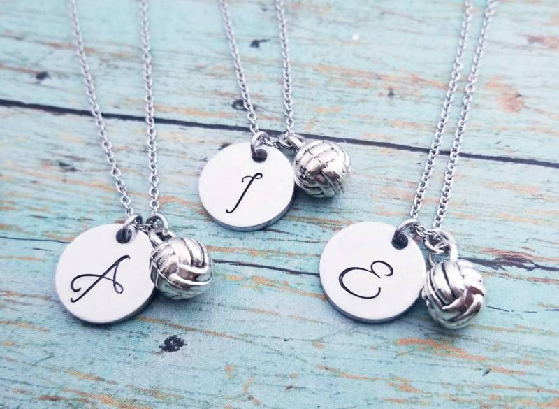 Personalisierte Edelstahl-Halskette Initial Charm, Edelstahl-Kette von PaytonLeighTreasures