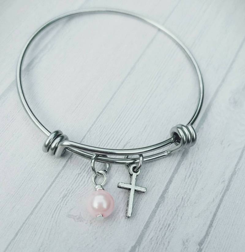 Taufarmband Armreif Erinnerungsstück von PaytonLeighTreasures