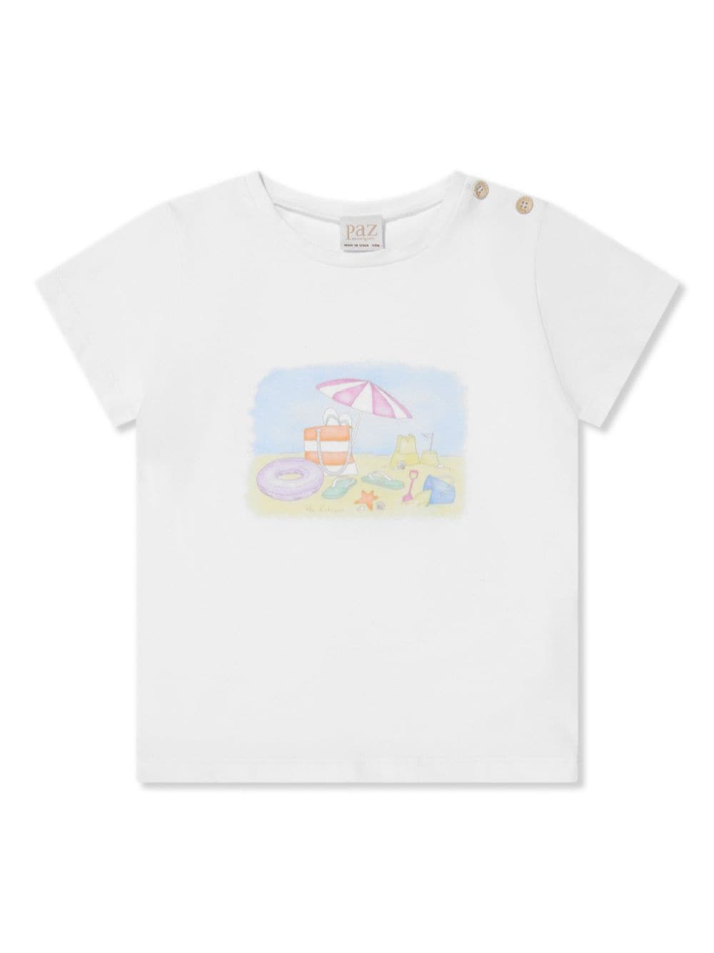 Paz Rodriguez T-Shirt mit grafischem Print - Weiß von Paz Rodriguez