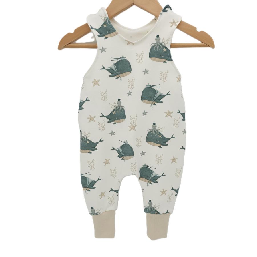 strampler Küstenkind Wale Oktopus von Pazofili