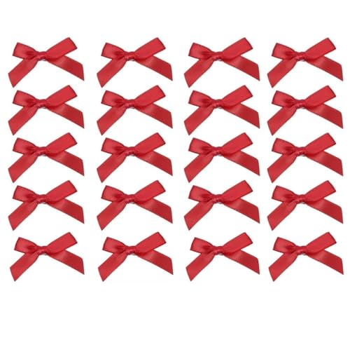 20 Stück rote Mini-Haarspangen mit Schleife, niedliche Haarspangen, Krokodilklemmen für Mädchen, Clips und Haarspangen, Haar-Accessoires, Mini-Schleife, Damen, Kleinkinder, 20 Stück von Pchnfei